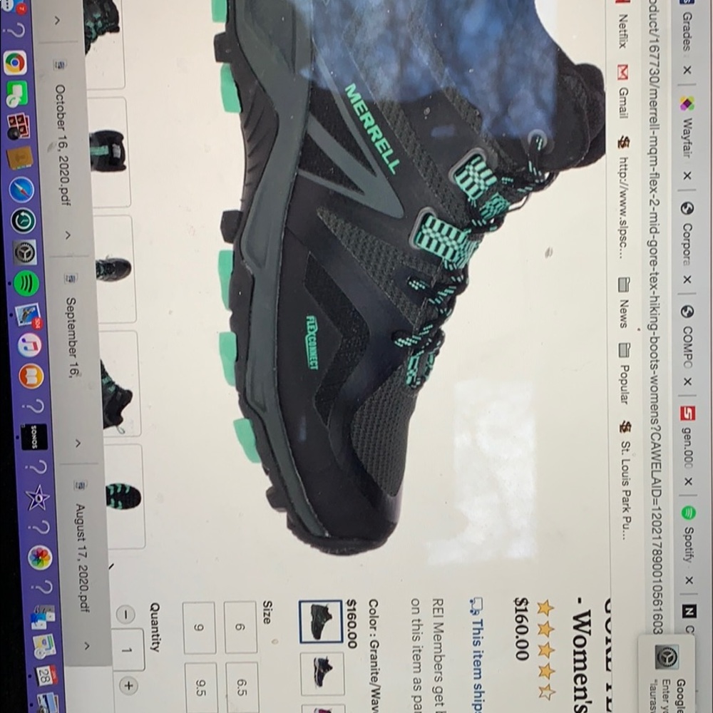 Merrell Hiking Boots 8.5 - 9